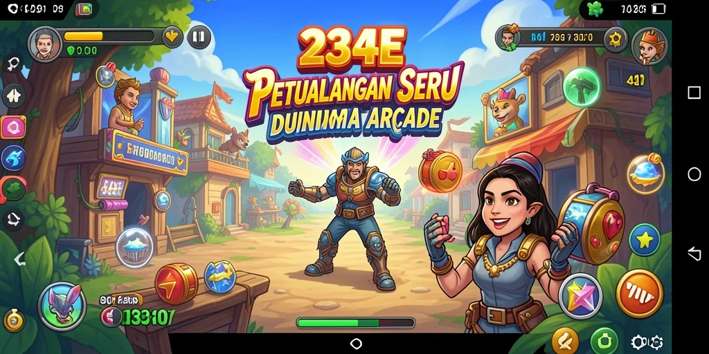 Tangkapan layar dari gameplay menarik 234E yang penuh aksi.