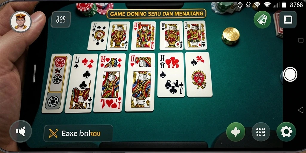 Pengalaman gameplay seru dalam game Domino 8768.