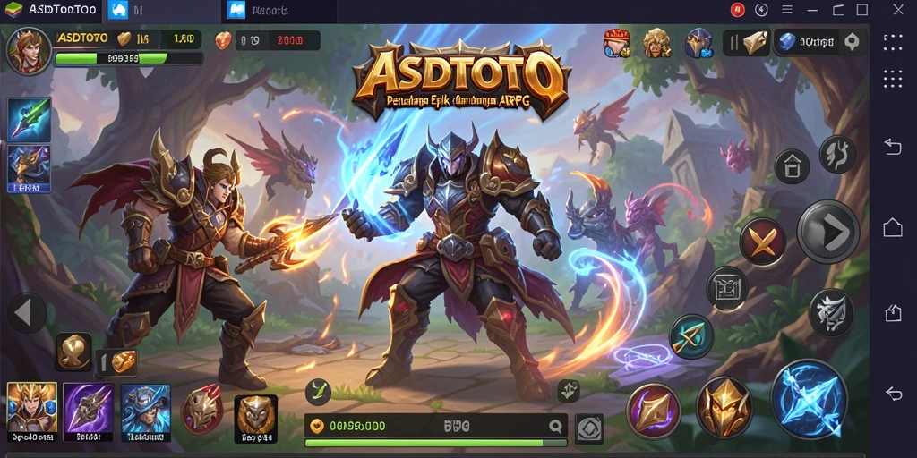 Tampilan gameplay ASDTOTO dengan aksi ARPG yang mendebarkan.