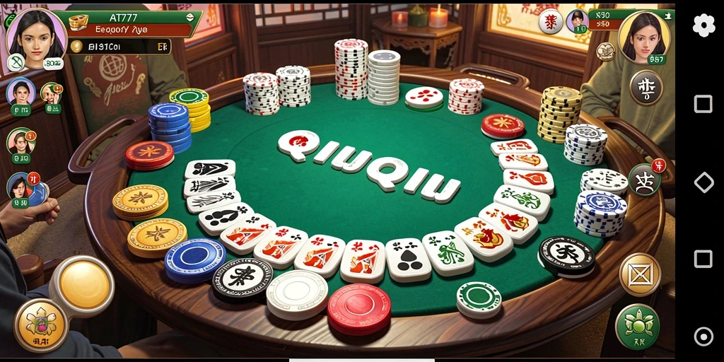 Screenshot menunjukkan momen seru gameplay QiuQiu di AT777.
