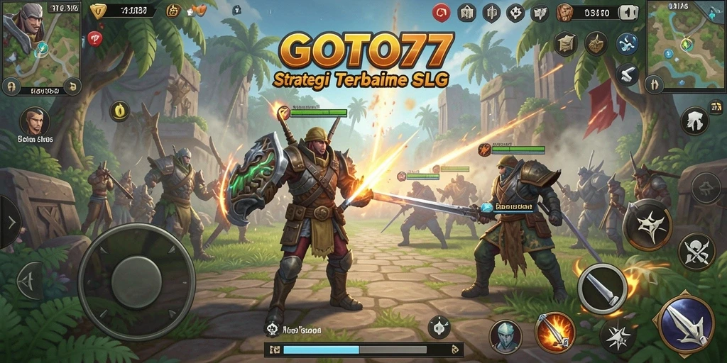 Tampilan gameplay menarik dari GOTO77 dalam genre SLG.