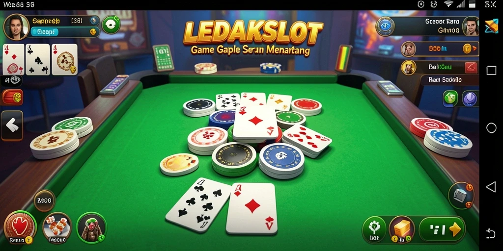 Tampilan gameplay menarik LEDAKSLOT yang seru dan kompetitif.