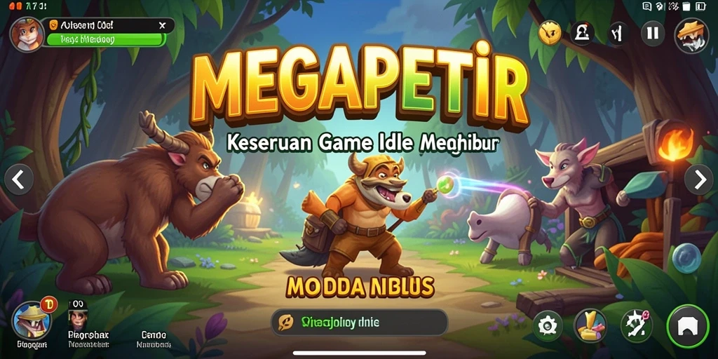 Gameplay dinamis MEGAPETIR yang memukau dalam aksi.
