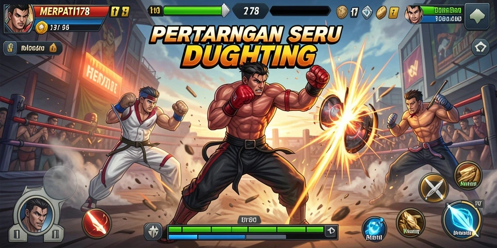 Screenshot gameplay MERPATI178 yang menampilkan serangan seru.