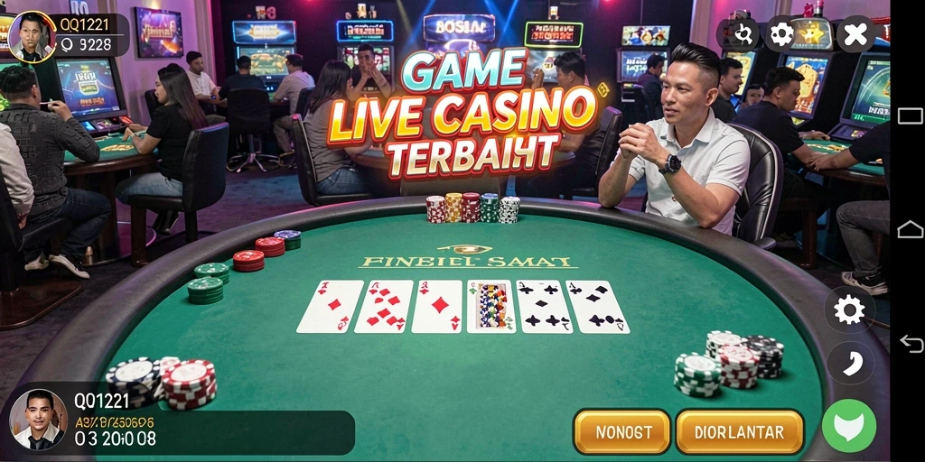 Gameplay seru di QQ1221 Live Casino dengan dealer profesional.