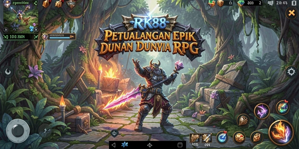 Tangkapan layar gameplay menampilkan aksi pertarungan RPG yang mendebarkan.