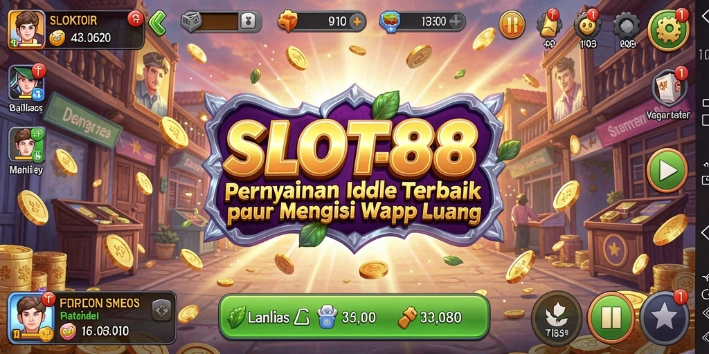 Tampilan utama gameplay SLOT88 yang seru dan menghibur.