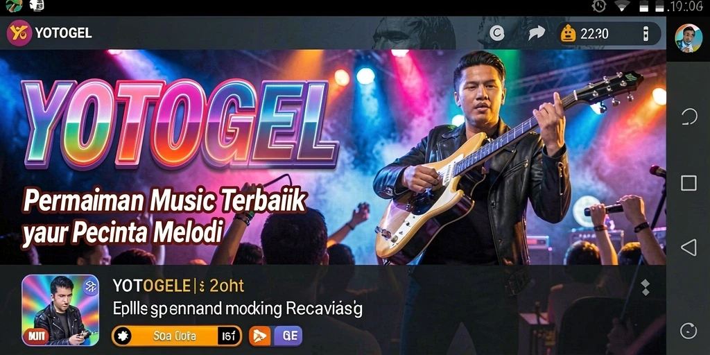 Tangkapan layar YOTOGEL menunjukkan permainan musik yang seru dan interaktif.